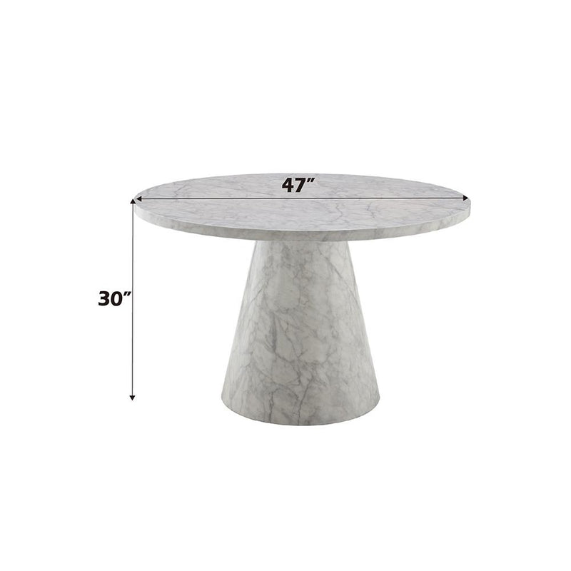 Acme Furniture Kacey DN03715 Round Dining Table IMAGE 5