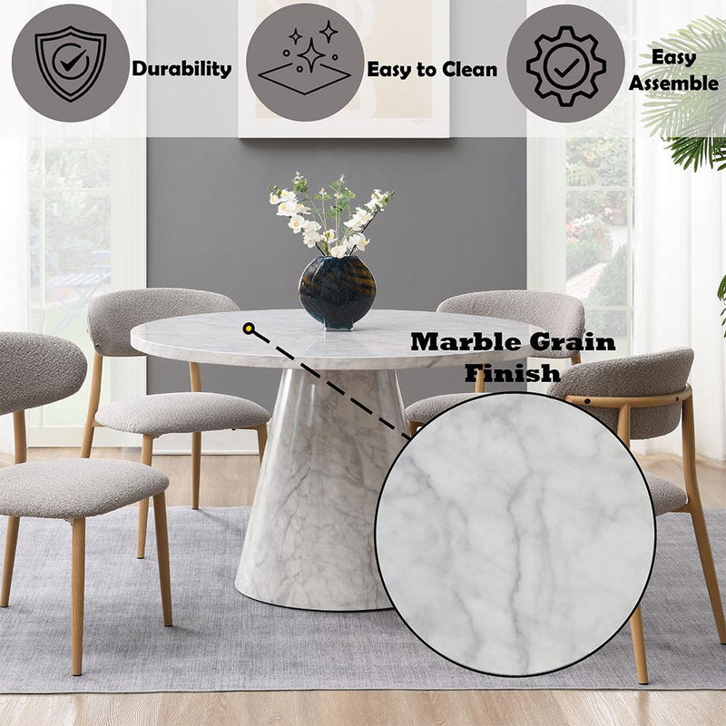 Acme Furniture Kacey DN03715 Round Dining Table IMAGE 6
