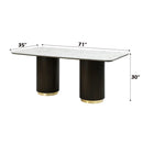 Acme Furniture Clayten DN03940 Dining Table with Marble Top IMAGE 6