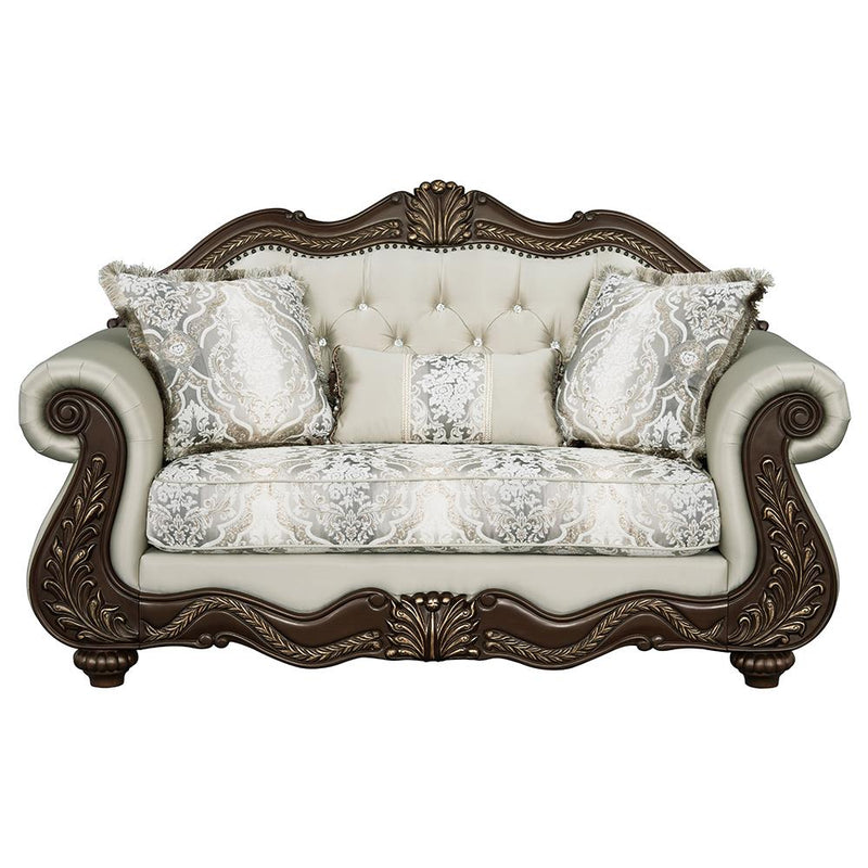Acme Furniture Pierce LV03831 Loveseat with 3 Pillows IMAGE 2