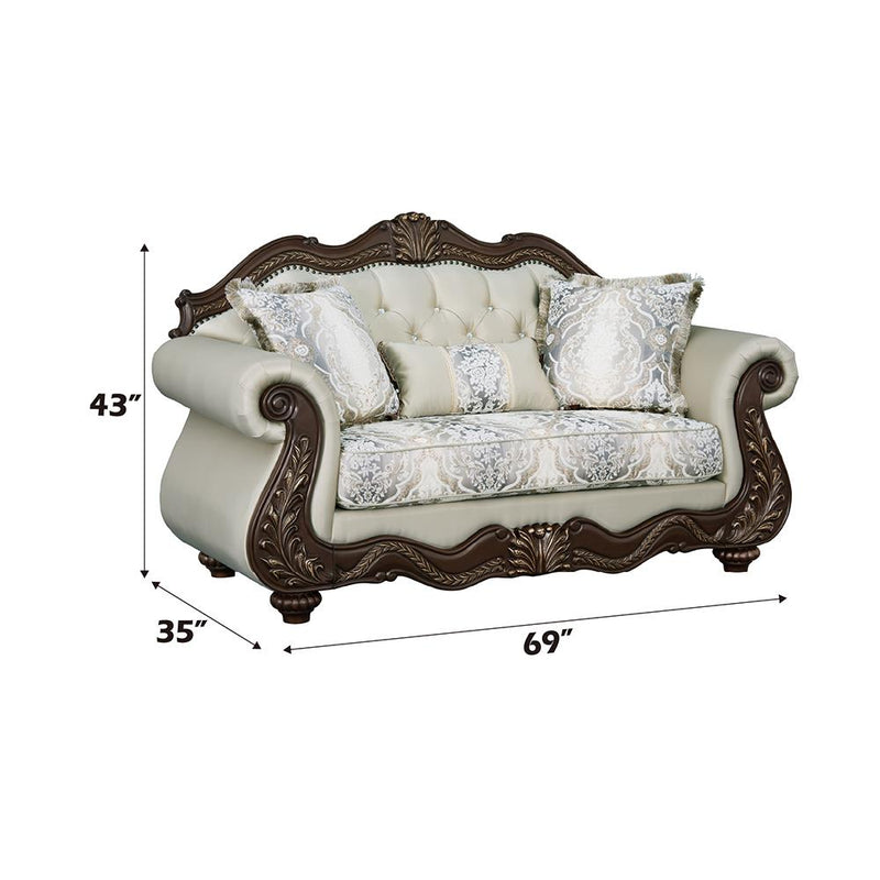 Acme Furniture Pierce LV03831 Loveseat with 3 Pillows IMAGE 7