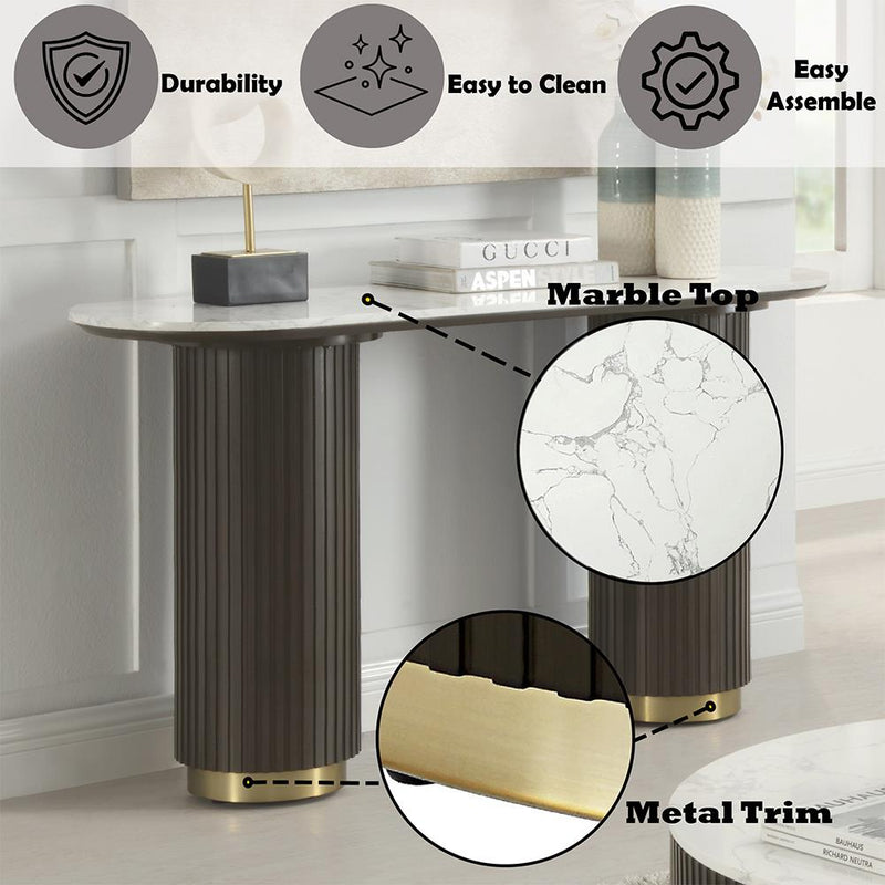 Acme Furniture Clayten LV03947 Sofa Table IMAGE 6