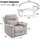 Acme Furniture Chriki LV04272 Power Recliner with Lift & Heating & Massage IMAGE 15
