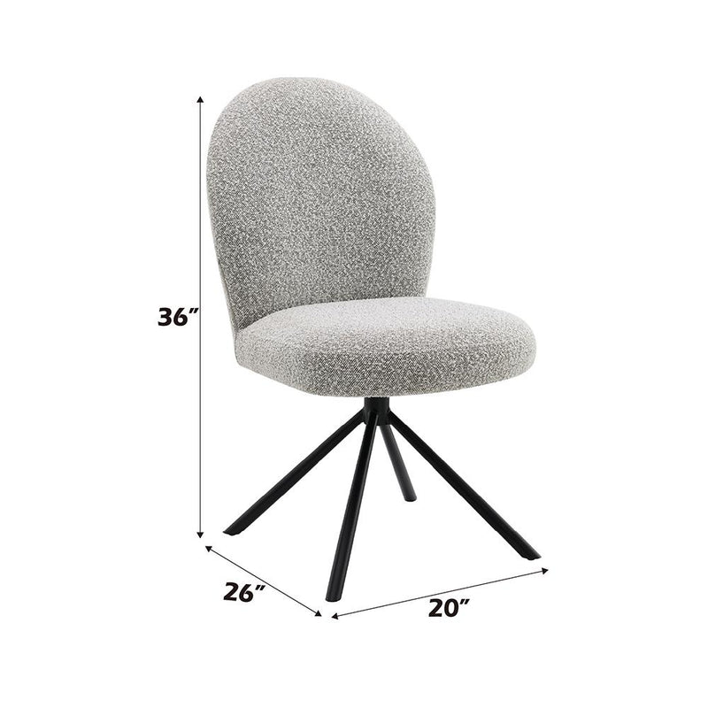 Acme Furniture Lawton DN03766 Side Chair with Swivel IMAGE 5