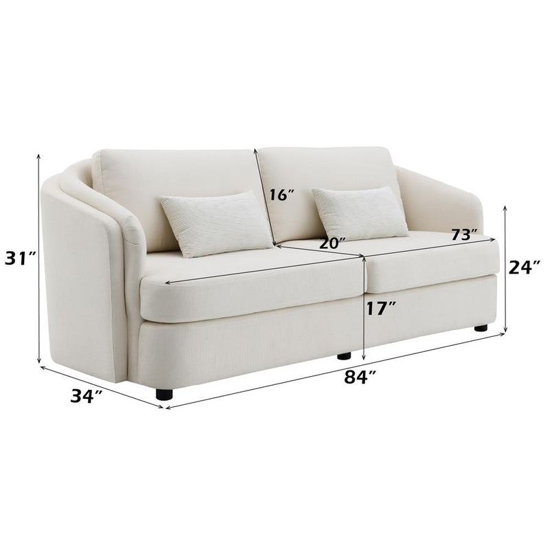 Acme Furniture Mariko LV02770 Sofa with 2 Pillows IMAGE 9
