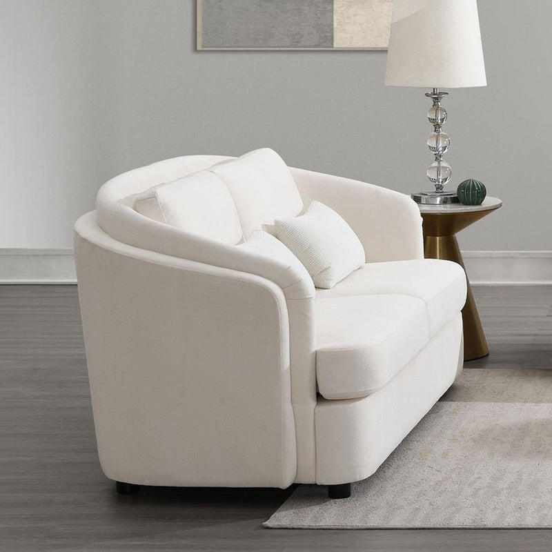 Acme Furniture Mariko LV02771 Loveseat with 2 Pillows IMAGE 1