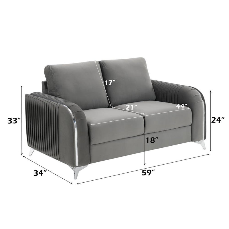 Acme Furniture Wenona LV01711 Loveseat IMAGE 9