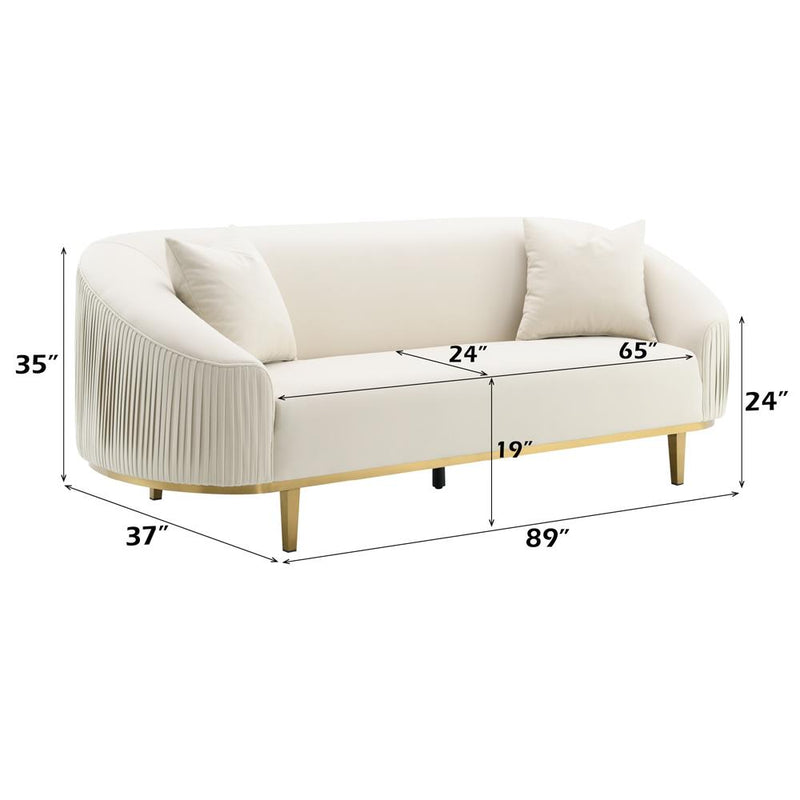 Acme Furniture Martina LV03850 Sofa with 2 Pillows IMAGE 10