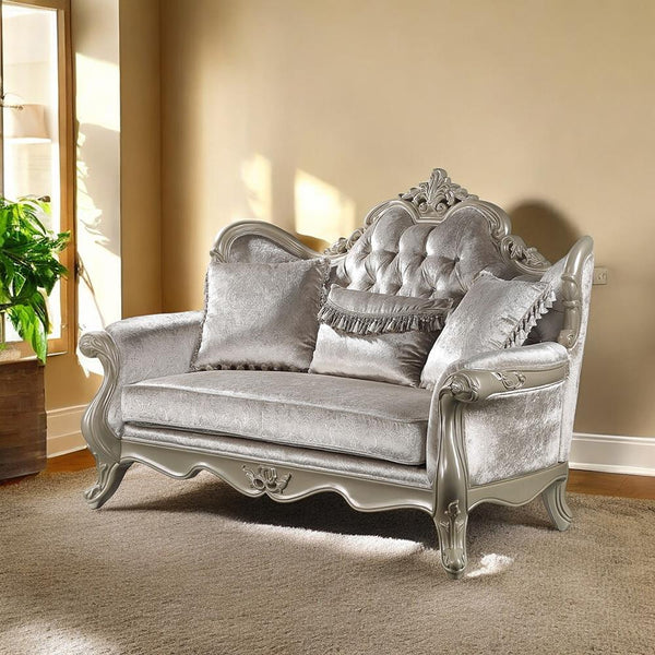 Acme Furniture Libertee LV03821 Loveseat with 3 Pillows IMAGE 1