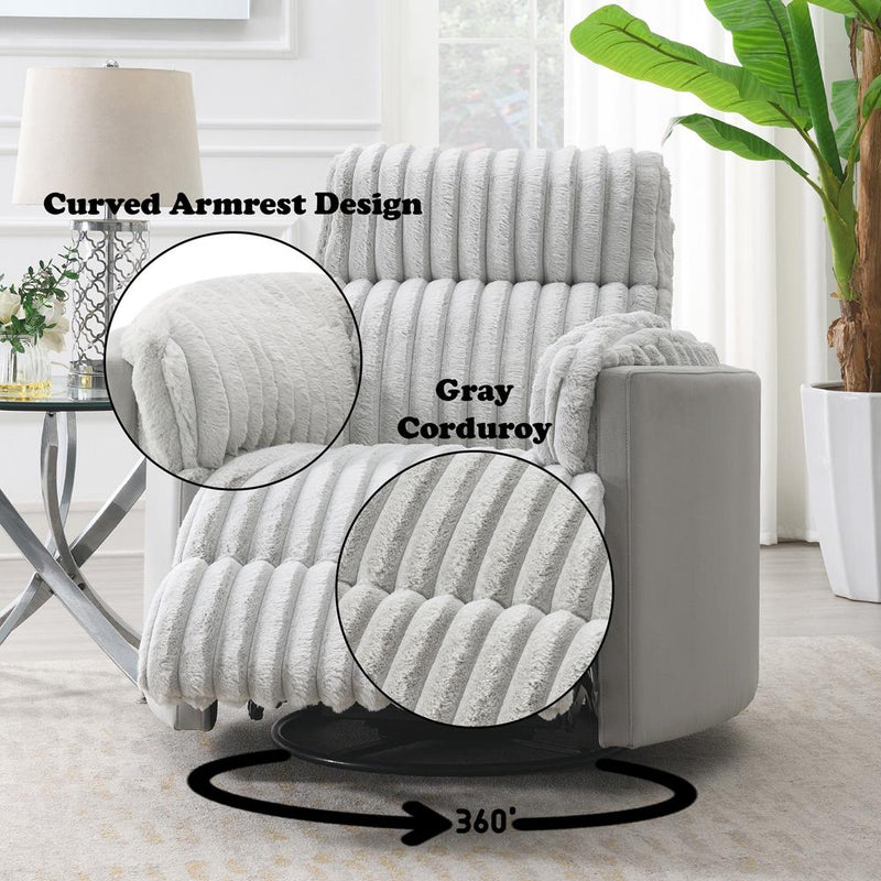 Acme Furniture Emee LV04640 Glider Recliner with Swivel IMAGE 10