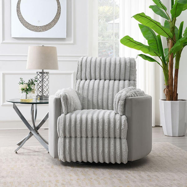 Acme Furniture Emee LV04640 Glider Recliner with Swivel IMAGE 1