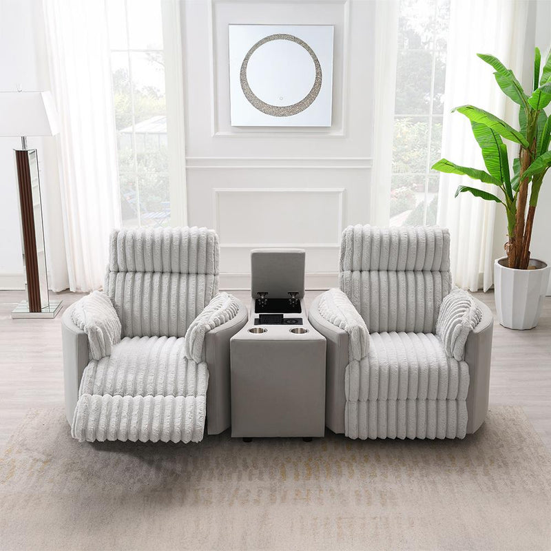Acme Furniture Emee LV04640 Glider Recliner with Swivel IMAGE 8