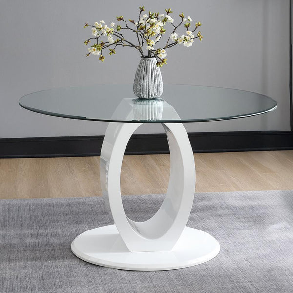 Acme Furniture Larry DN03175 Round Dining Table IMAGE 1