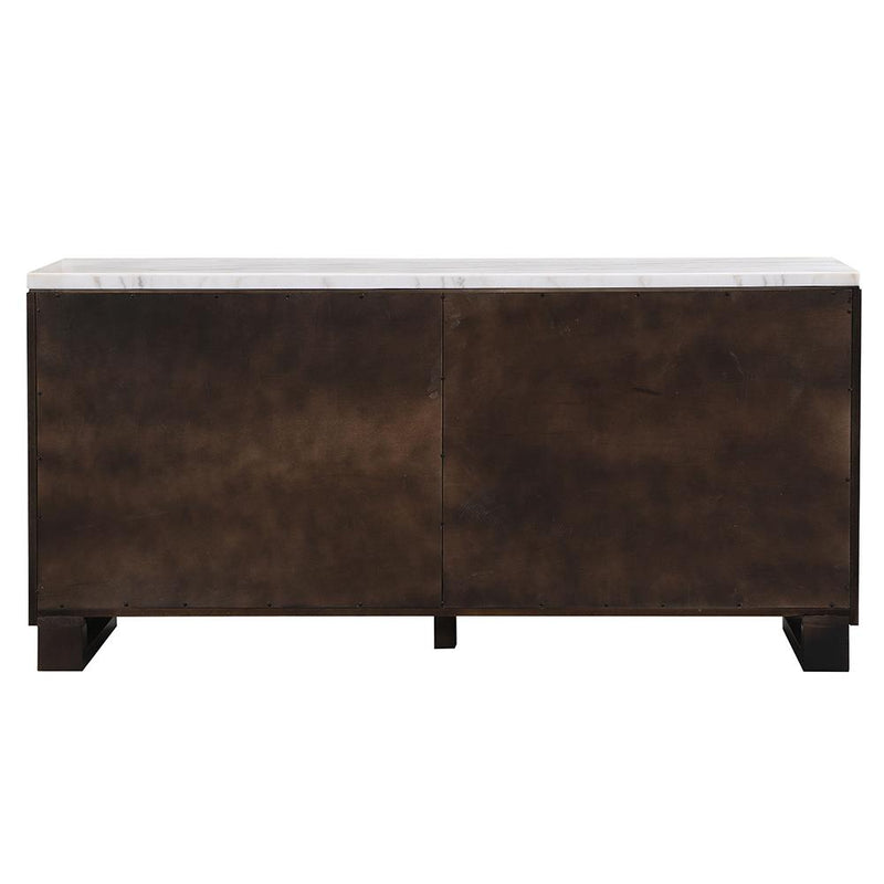 Acme Furniture Edwyn DN03198 Server with Marble Top IMAGE 2