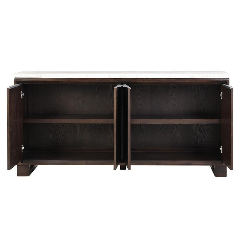 Acme Furniture Edwyn DN03198 Server with Marble Top IMAGE 4