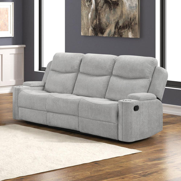 Acme Furniture Galya LV04681 Motion Loveseat with Console IMAGE 1