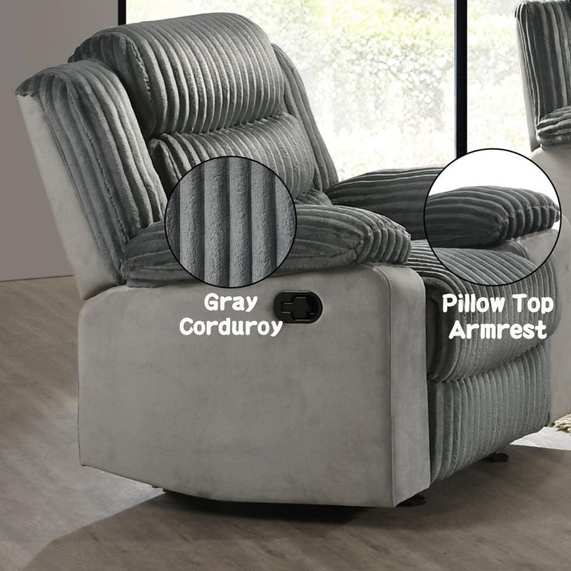 Acme Furniture Lesley LV04622 Motion Glider Recliner IMAGE 9