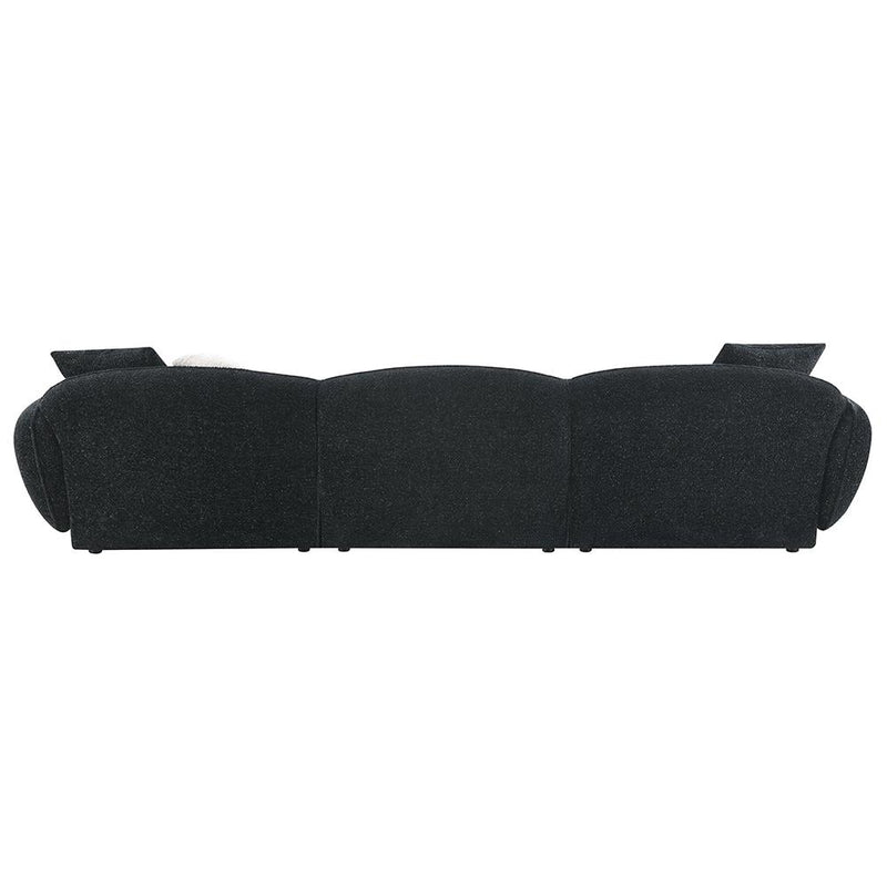 Acme Furniture Lucifer LV03525 Sectional Sofa with 3 Pillows IMAGE 5