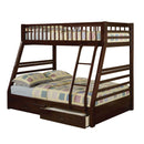 Acme Furniture Jason 02020W Twin/Full Bunk Bed IMAGE 1