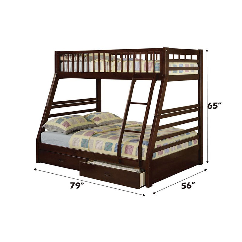 Acme Furniture Jason 02020W Twin/Full Bunk Bed IMAGE 2