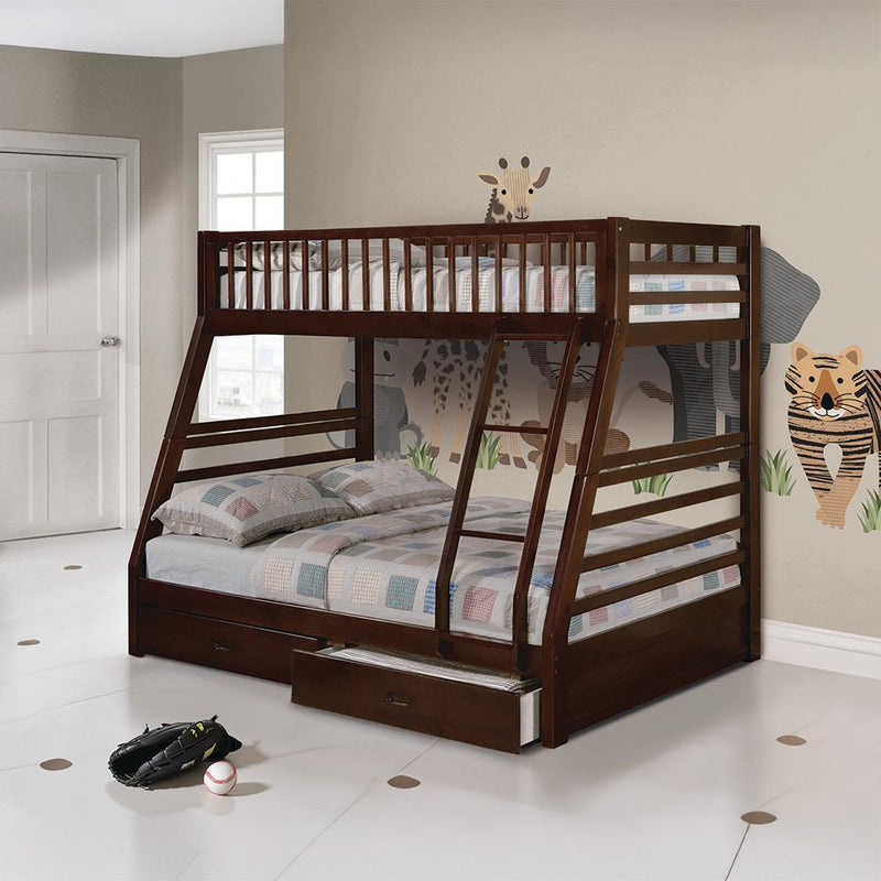 Acme Furniture Jason 02020W Twin/Full Bunk Bed IMAGE 4