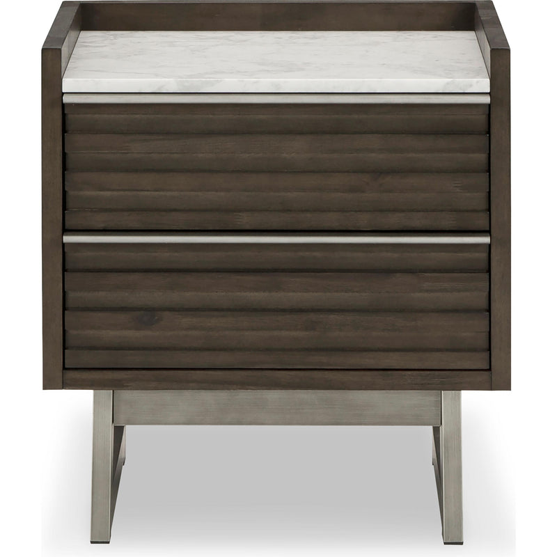  Ashley Arkenton B786-92 Two Drawer Night Stand IMAGE 3