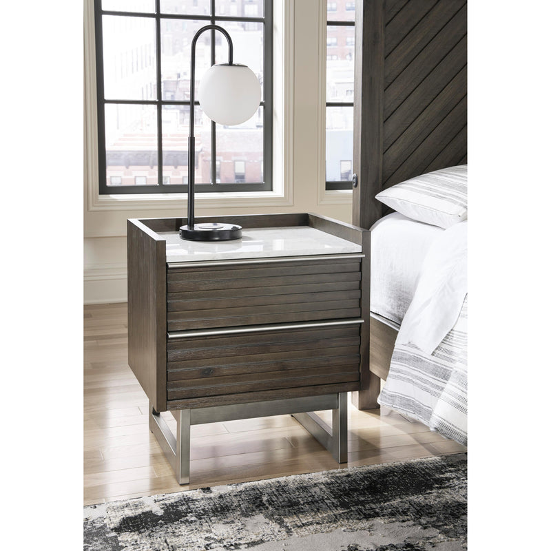  Ashley Arkenton B786-92 Two Drawer Night Stand IMAGE 7