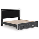  Signature Design by Ashley Zuraleus PCB3380B11 King Upholstered Panel Storage Bed IMAGE 6