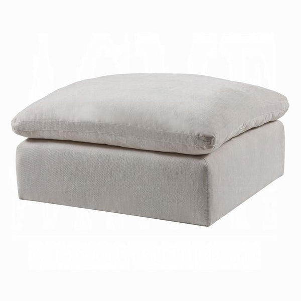 Acme Furniture Naveen Fabric Ottoman LV55132 IMAGE 1