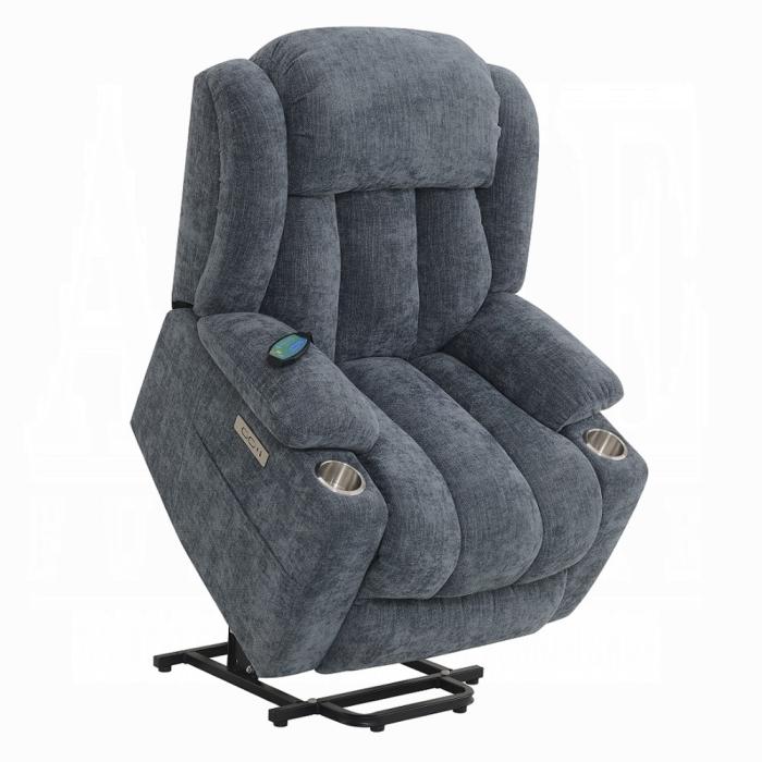 Acme Furniture Omarion Power Fabric Recliner LV02996A IMAGE 8