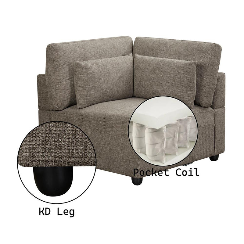 Acme Furniture Sectional Components Stationary LV03153 IMAGE 4