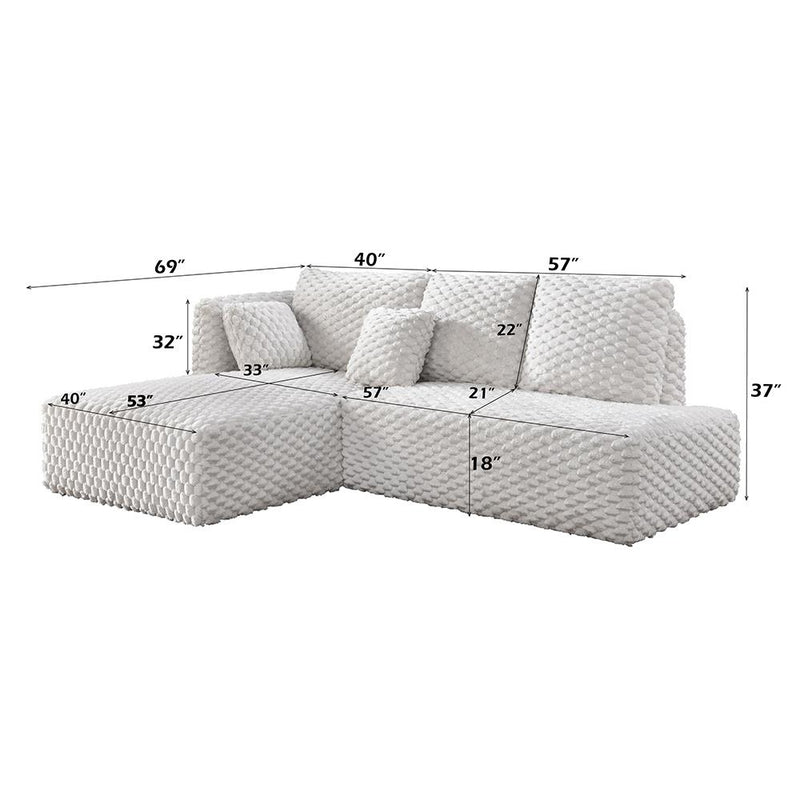 Acme Furniture Manya Fabric Sectional LV04260 IMAGE 7