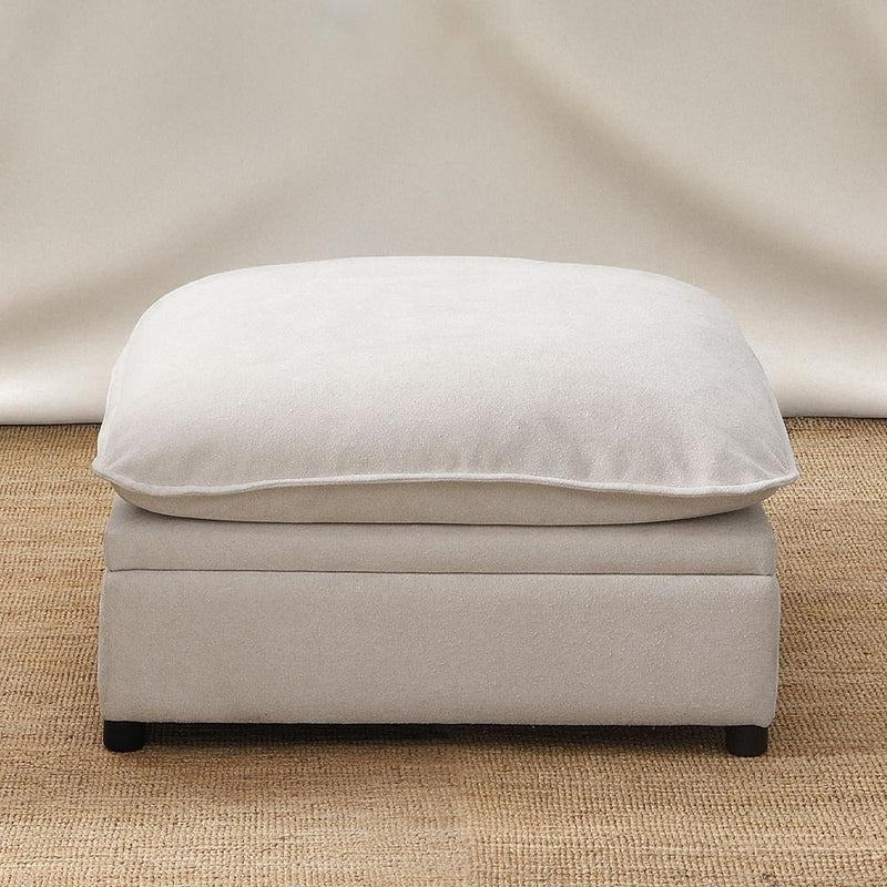 Acme Furniture Marisa Fabric Storage Ottoman LV04415 IMAGE 5