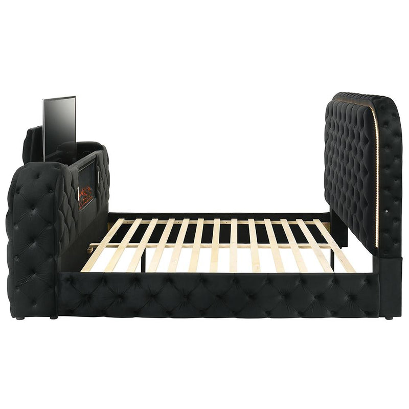 Acme Furniture Kana Queen Upholstered Panel Bed BD03122Q IMAGE 4