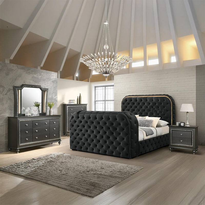 Acme Furniture Kana Queen Upholstered Panel Bed BD03122Q IMAGE 9