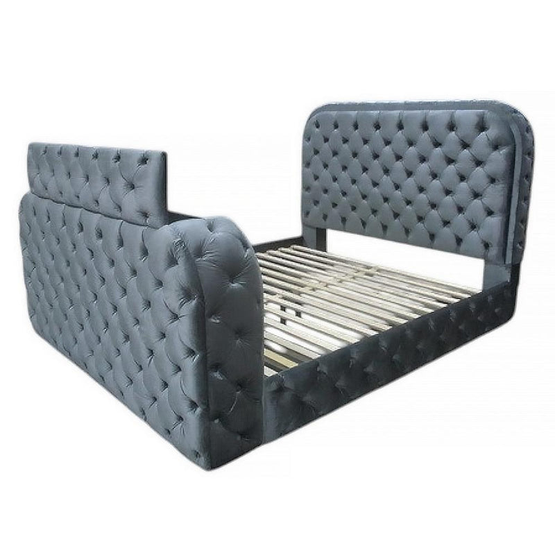 Acme Furniture Kana King Upholstered Panel Bed BD05071EK IMAGE 2