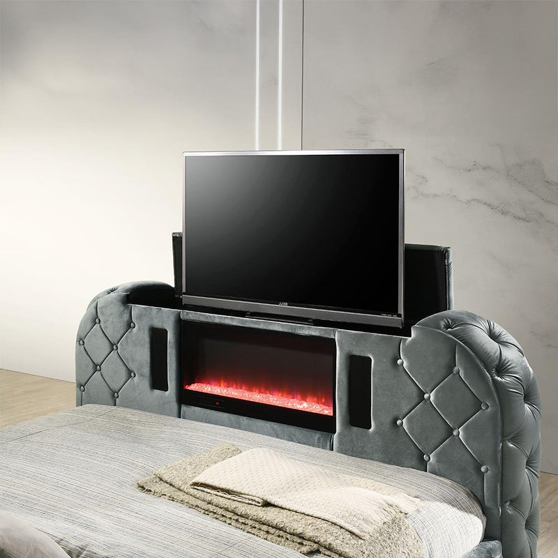 Acme Furniture Kana King Upholstered Panel Bed BD05071EK IMAGE 3