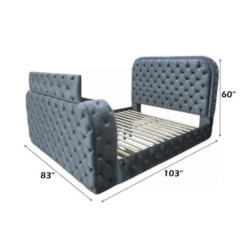 Acme Furniture Kana King Upholstered Panel Bed BD05071EK IMAGE 5