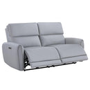 Acme Furniture Jeromie Power Reclining Bonded Leather Sofa LV03335 IMAGE 2