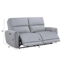 Acme Furniture Jeromie Power Reclining Bonded Leather Sofa LV03335 IMAGE 8