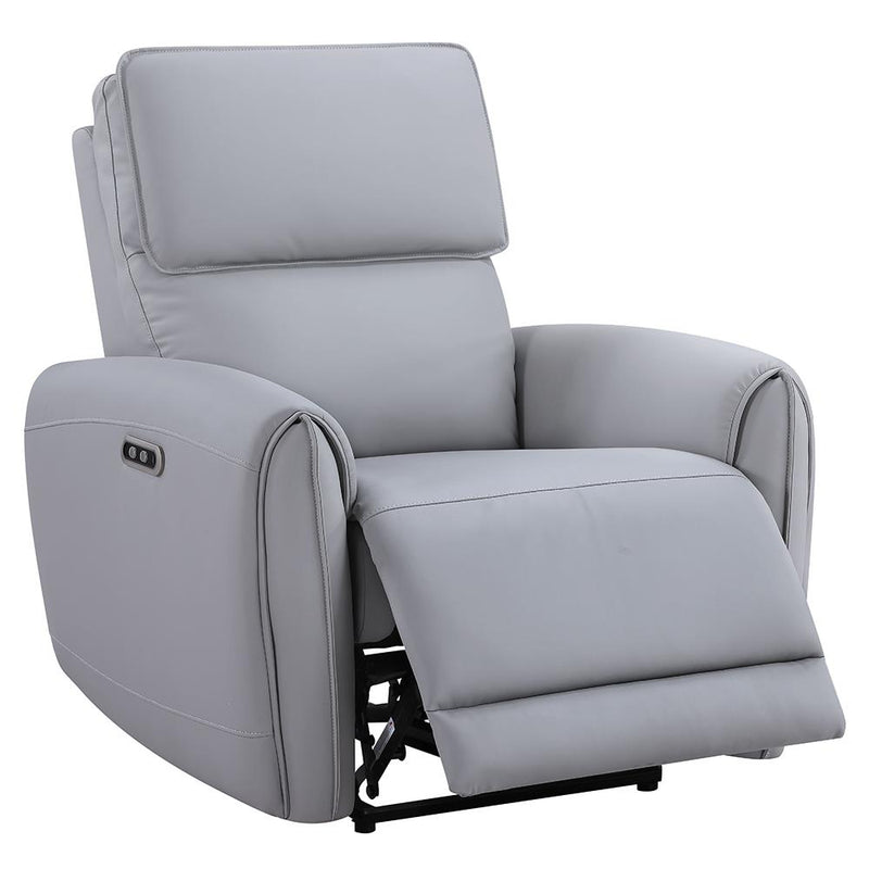 Acme Furniture Jeromie Power Bonded Leather Recliner LV03337 IMAGE 2