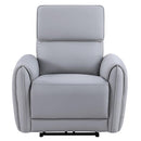 Acme Furniture Jeromie Power Bonded Leather Recliner LV03337 IMAGE 3
