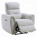 Acme Furniture Eastre Power Fabric Recliner LV03587 IMAGE 1