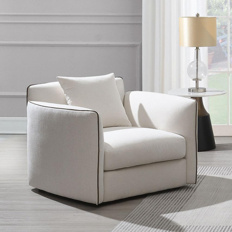 Acme Furniture Yolanda Stationary Fabric Chair LV03607 IMAGE 1