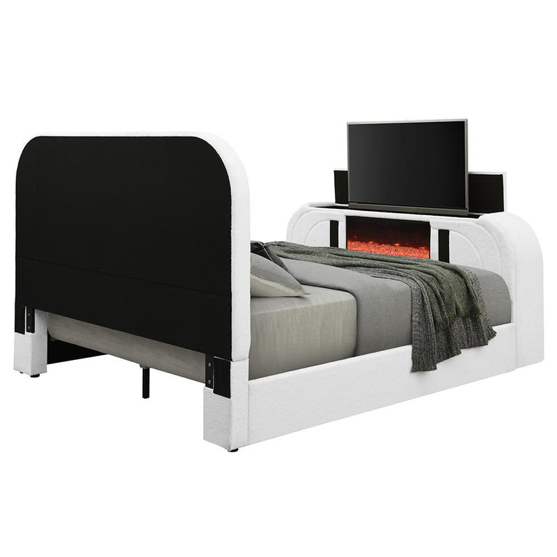 Acme Furniture Shelyn King Upholstered Panel Bed BD04751EK IMAGE 5