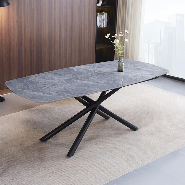 Acme Furniture Hester Dining Table with Ceramic Top DN03685 IMAGE 1