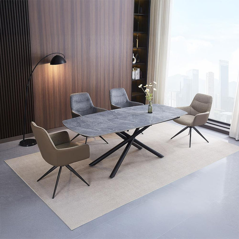 Acme Furniture Hester Dining Table with Ceramic Top DN03685 IMAGE 9