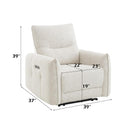 Acme Furniture Lalisa Power Fabric Recliner LV04782 IMAGE 9