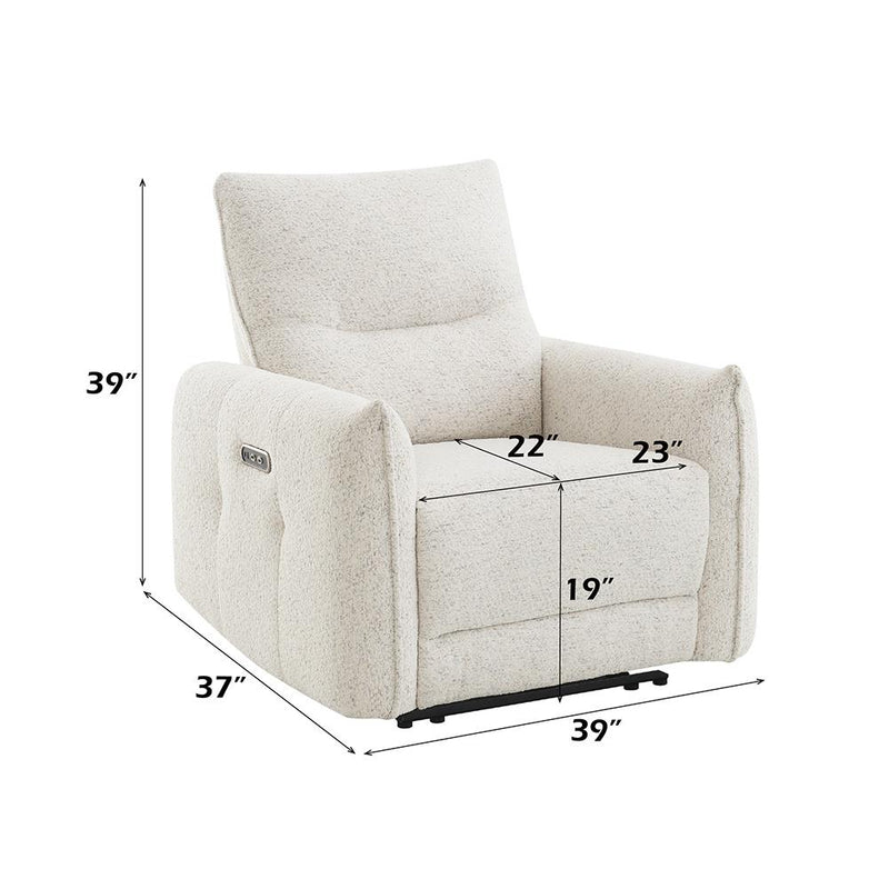 Acme Furniture Lalisa Power Fabric Recliner LV04782 IMAGE 9