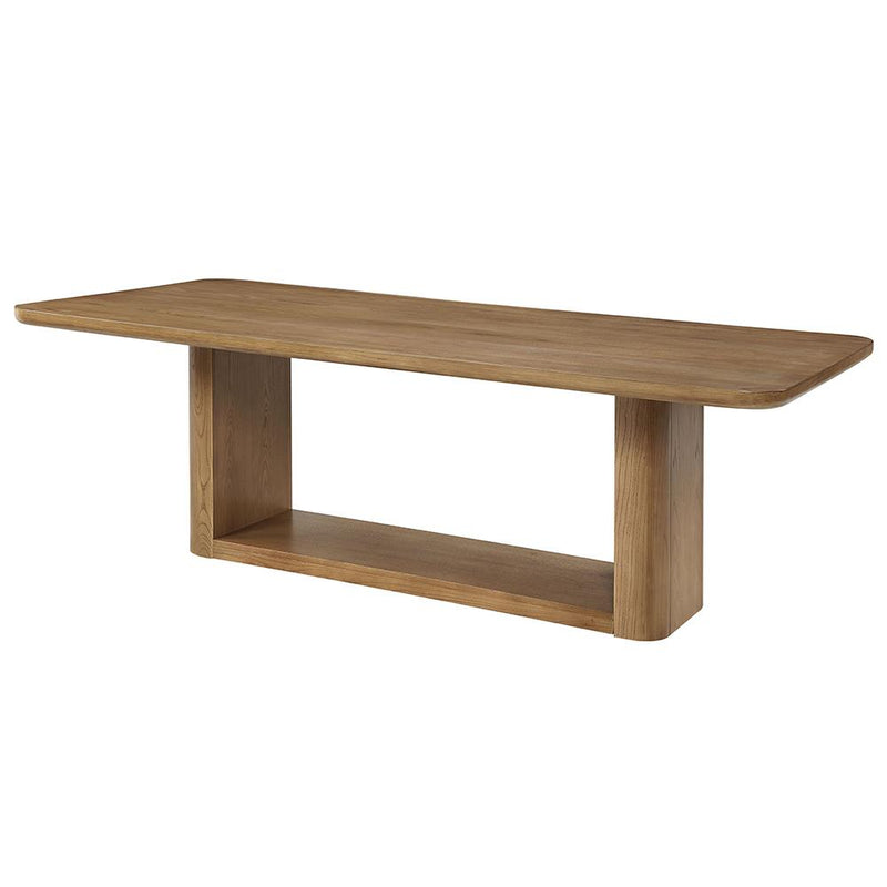 Acme Furniture Zoey Dining Table with Pedestal Base DN04075 IMAGE 2